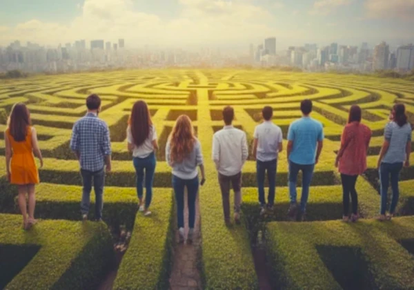 L'entrepreneur fait face à un environnement complexe et changeant. Il fait face à un labyrinthe. Ses décisions l'engagent mais la visibilité est faible.